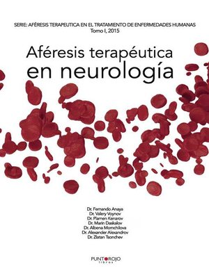 cover image of Aféresis terapéutica en neurología